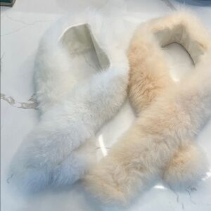 100% alpaca Fur Scarf choose color a,b,c,d
